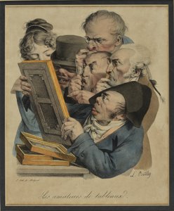 Les Amateurs de Tableux, 1823 da Louis Leopold Boilly